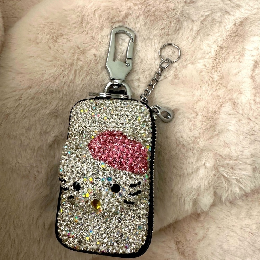 Kawaii Sanrio Hellokitty Key Case Leather